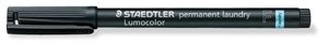 Staedtler Marker Lumocolor Perm Textil 0,6mm Schwarz Blister